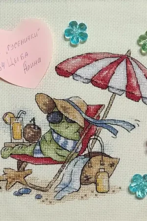 Beach - PDF Cross Stitch Pattern One Day Deal