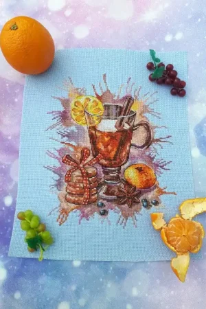 Affordable Mulled Wine. Kitchen - PDF Cross Stitch Pattern