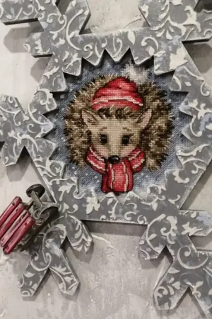 Best Choice Winter Hedgehog - PDF Cross Stitch Pattern