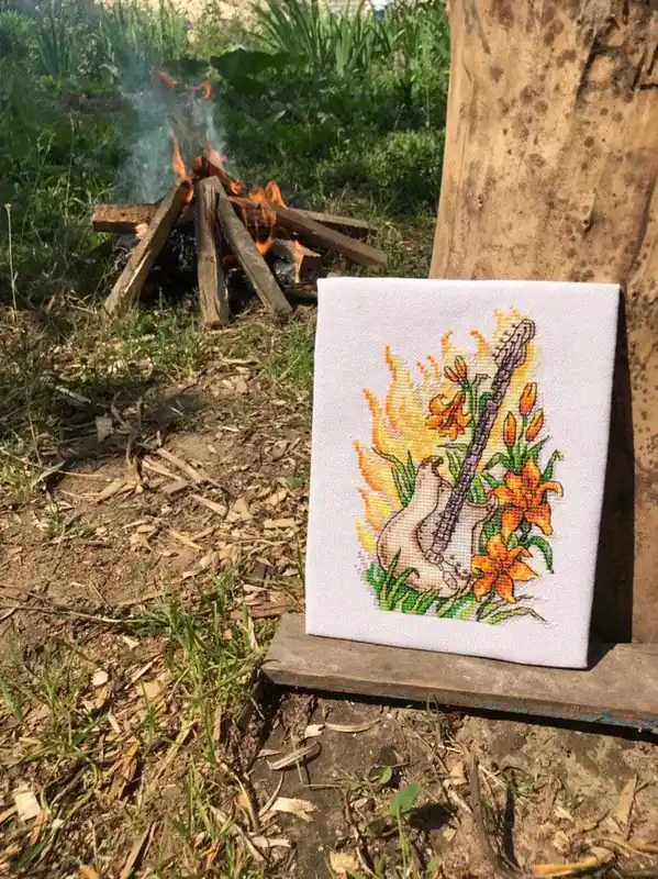 Low Price Fire Force - PDF Cross Stitch Pattern