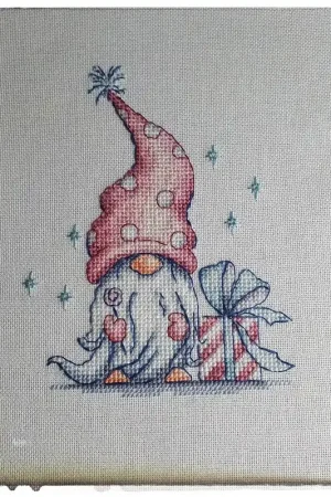 Bargain Dwarf with a Gift - PDF Cross Stitch Pattern
