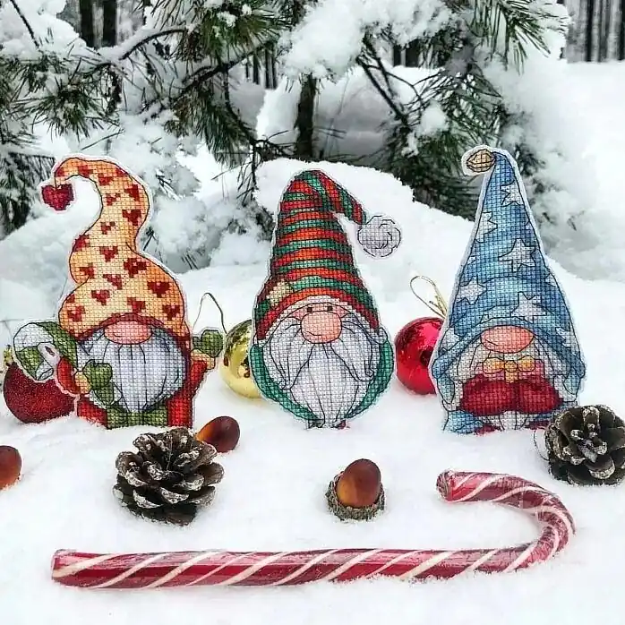 Holiday Sale Winter Dwarfs - PDF Cross Stitch Pattern