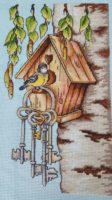 Last Chance Bird House - PDF Cross Stitch Pattern