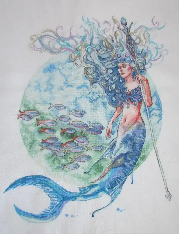 Buy Today Lady of the Ocean - PDF Cross Stitch Pattern