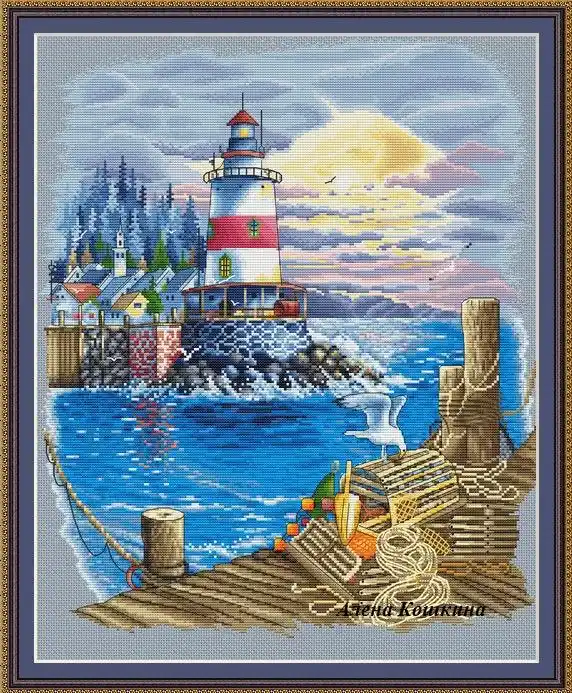 In Demand Lighthouse - PDF Cross Stitch Pattern
