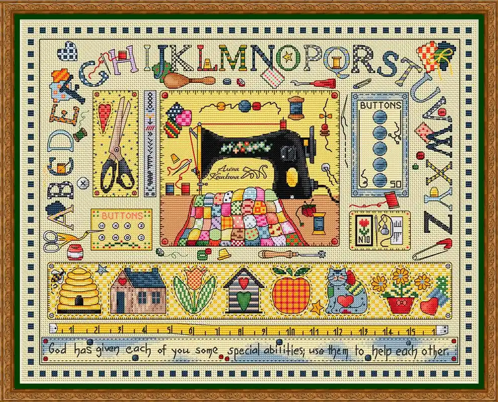 High Quality Sampler Koko - PDF Cross Stitch Pattern