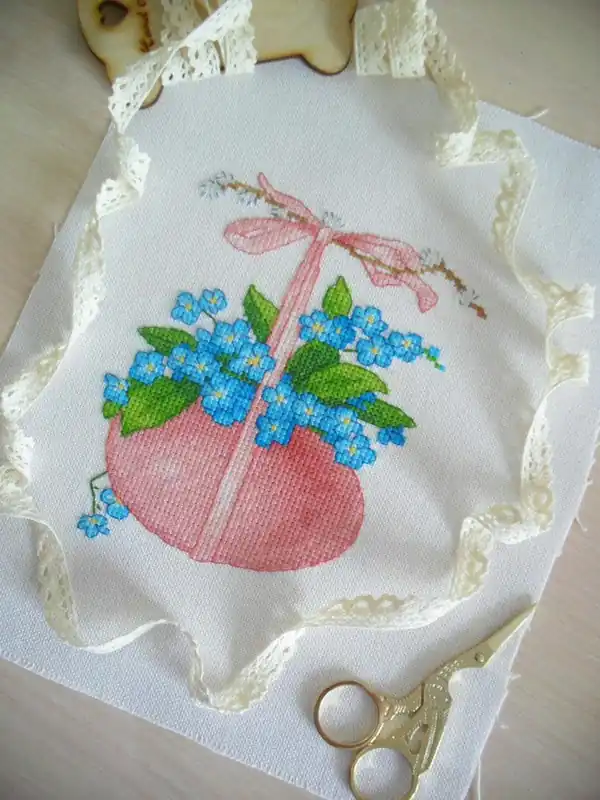 Easter Postcard - PDF Cross Stitch Pattern Latest