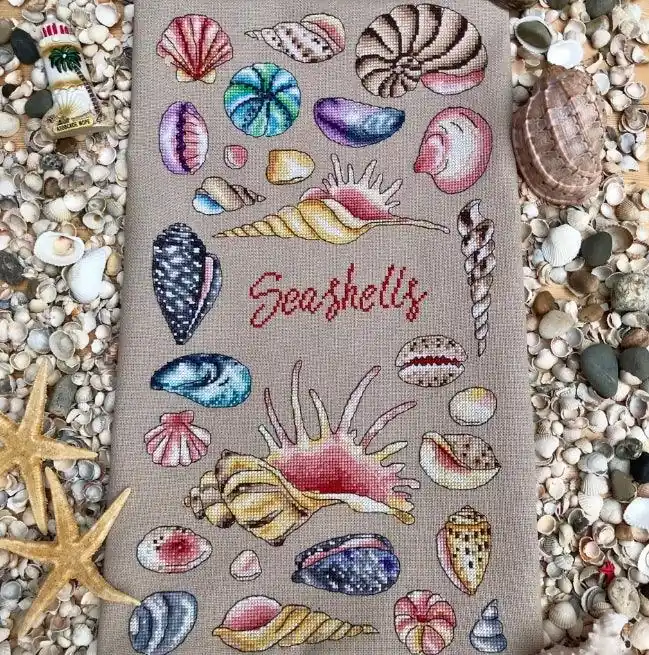 Sea Shells - PDF Cross Stitch Pattern Original