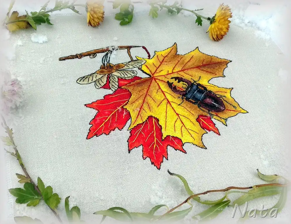 Maple Leaf - PDF Cross Stitch Pattern Latest