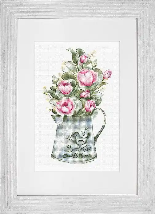 Bouquet with roses B7006L Counted Cross-Stitch Kit Popular