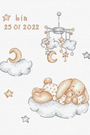 Money Back Guarantee Sleepy B1193L Counted Cross-Stitch Kit