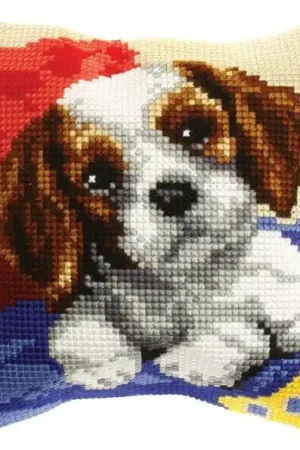 Cushion cross stitch kit "Dog" 9523 Bulk Order