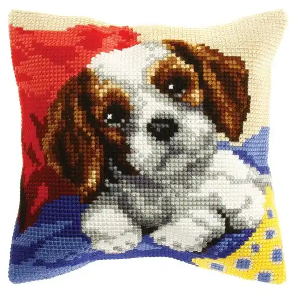 Cushion cross stitch kit "Dog" 9523 Bulk Order