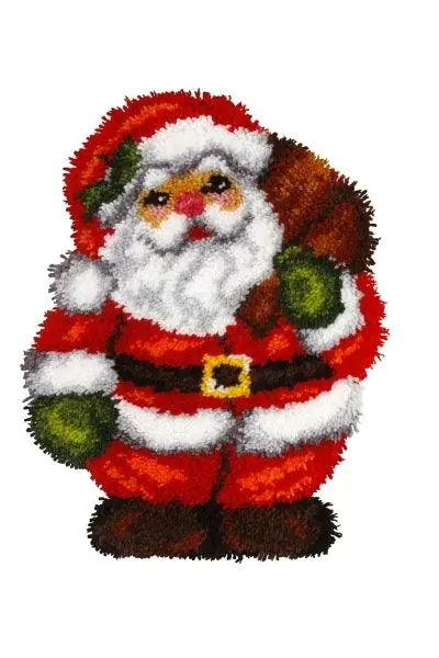 Exclusive Latch hook cushion kit "Santa Claus" 4095