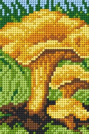 Get Yours Needlepoint canvas for halfstitch without yarn Chanterelle 2202D - Printed Tapestry Canvas