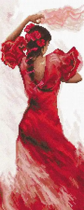 Counted Cross Stitch Kit The Dance of Spain L8024 No Minimum Order