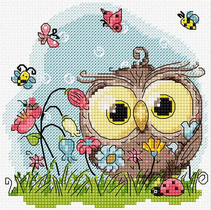 Bulk Order Happy Owl B1401L Counted Cross-Stitch Kit