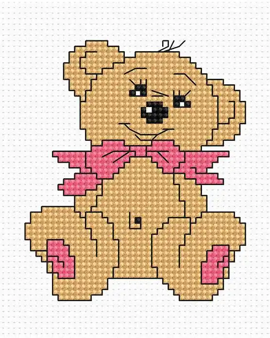 Bargain Bear B087L Counted Cross-Stitch Kit