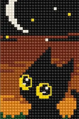Limited Time Kitten B069L Counted Cross-Stitch Kit