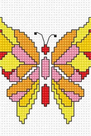 Butterfly B049L Counted Cross-Stitch Kit Price Cut