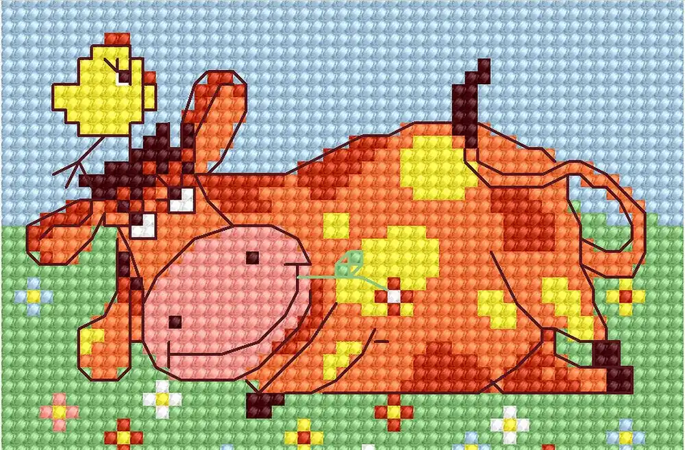 Red Cow B046L Counted Cross-Stitch Kit Weekend Sale