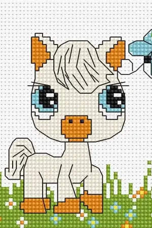 Brand New Horse B045L Counted Cross-Stitch Kit