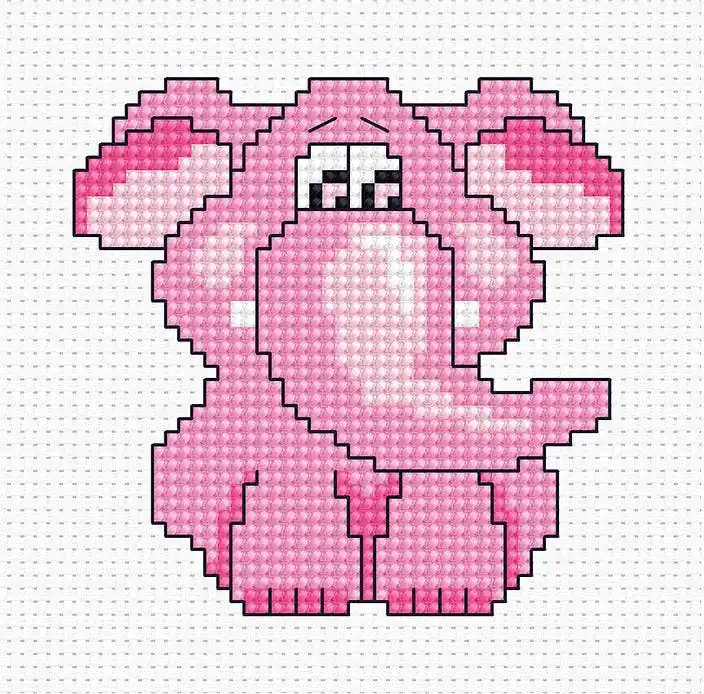 Pink Elephant B042L Counted Cross-Stitch Kit Reduced Price