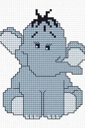 Elephant B041L Counted Cross-Stitch Kit While Supplies Last