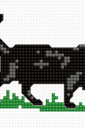 Clearance Kitten B034L Counted Cross-Stitch Kit