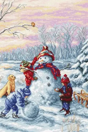 Price Cut Merry Christmas B2358L Counted Cross-Stitch Kit