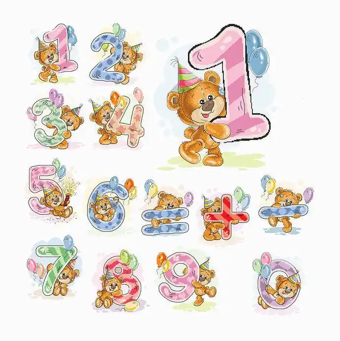 No Minimum Order Numbers B1228L Counted Cross-Stitch Kit