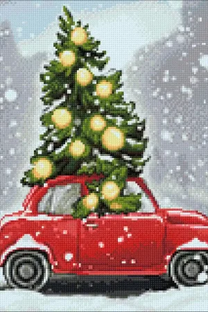 Seasonal Sale Christmas Mood CS2800 14.9 x 14.9 inches Crafting Spark Diamond Painting Kit