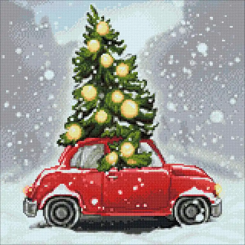 Seasonal Sale Christmas Mood CS2800 14.9 x 14.9 inches Crafting Spark Diamond Painting Kit