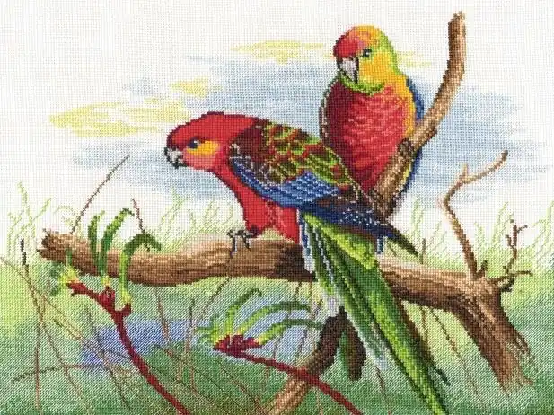Parrots 509 Counted Cross Stitch Kit Bargain