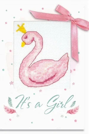 It's a Girl Post Cards SP-105L Counted Cross-Stitch Kit Price Cut