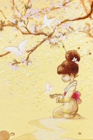 The Butterflies B1145L Counted Cross-Stitch Kit Latest