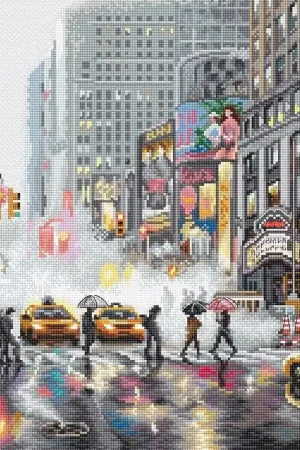 Warranty Included Counted Cross Stitch Kit New York / Range: Cities L8012
