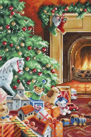 Limited Edition Counted Cross Stitch Kit Cozy Christmas L8009