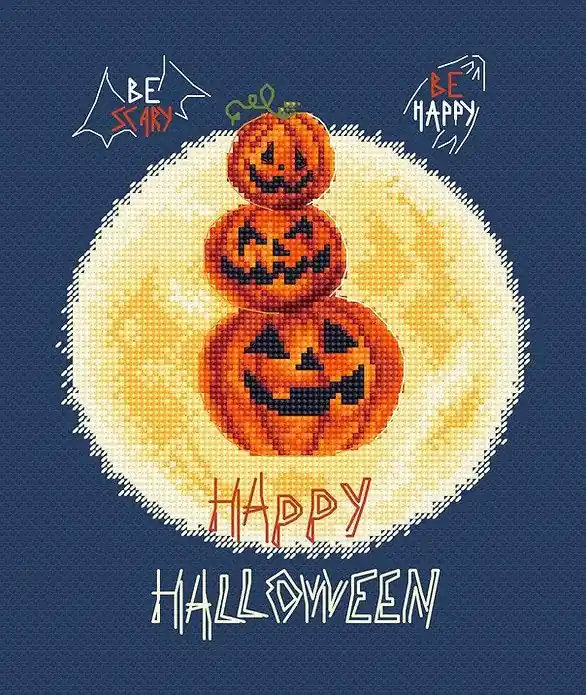 Special Discount Counted Cross Stitch Kit Pumpkin's Party Leti997