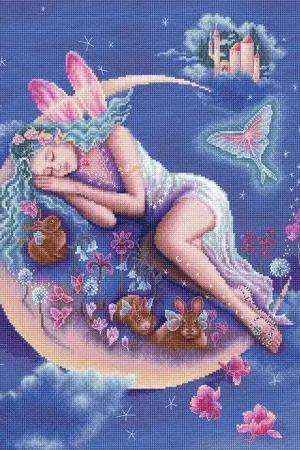 New Release Counted Cross Stitch Kit Evening Dreams Leti995