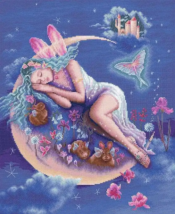 New Release Counted Cross Stitch Kit Evening Dreams Leti995