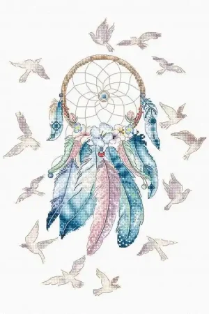 Counted Cross Stitch Kit Make your dreams come true Leti945 Latest