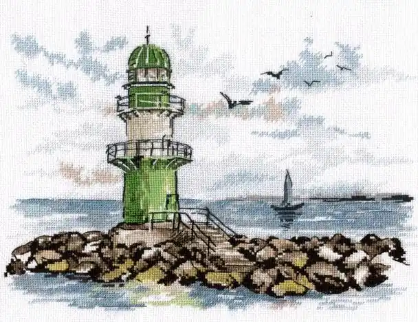 Sea Custodian 990 Counted Cross Stitch Kit Today Only