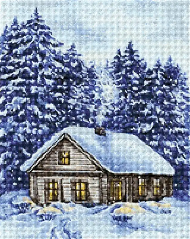 Winter CS2581 15.8 x 19.7 inches Crafting Spark Diamond Painting Kit Viral
