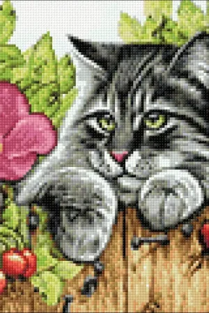 Low Price Rose Hedge CS2425 15.8 x 11.8 inches Crafting Spark Diamond Painting Kit
