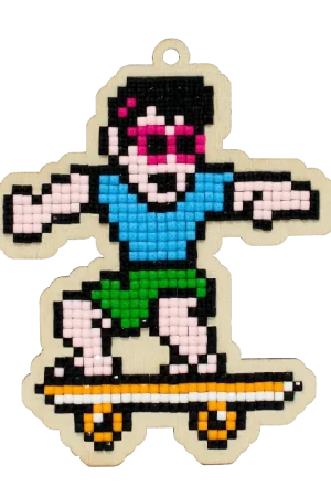 Save Now Skater CSw369 Diamond Painting on Plywood Kit