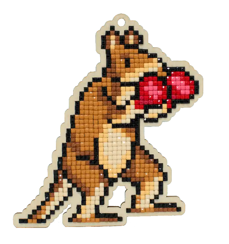 Kangaroo CSw364 Diamond Painting on Plywood Kit Limited Offer