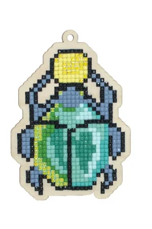 Luxury Scarabaeus CSw187 Diamond Painting on Plywood Kit