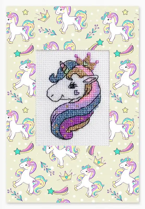 Post Card SP-81L Counted Cross-Stitch Kit Limited Edition