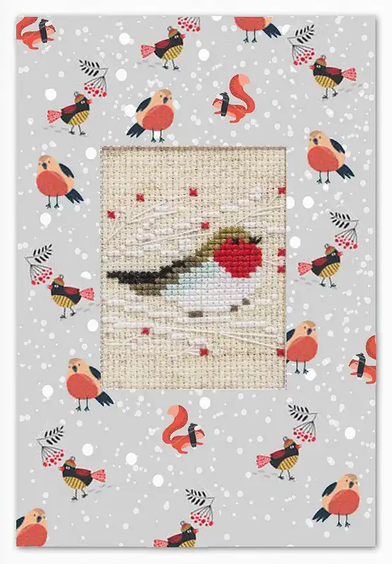 Post Card SP-72L Counted Cross-Stitch Kit Big Sale